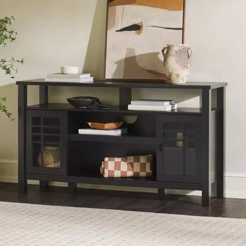 Buffet Saracina Home 58 po à 2 portes et vitres