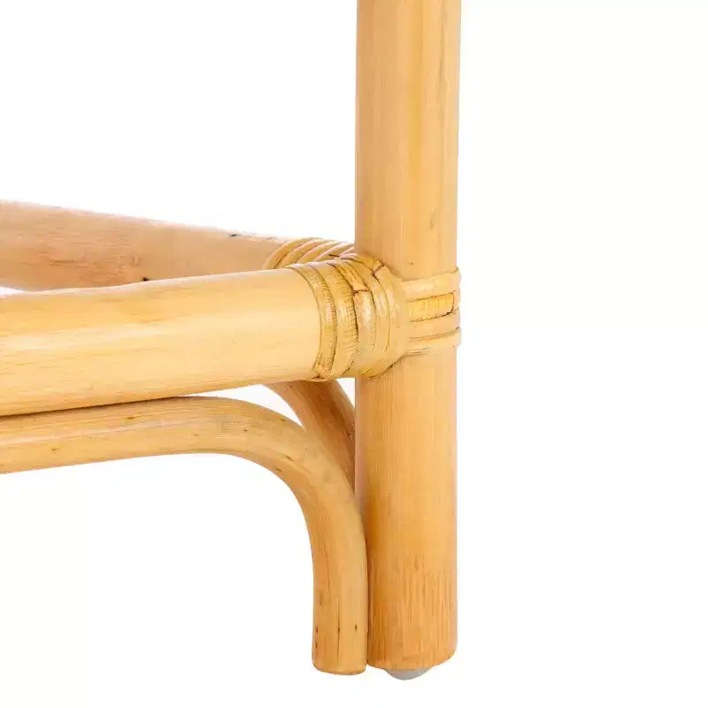 Fauteuil d'appoint Reiley avec coussin - ACH6524 - Blanc/Naturel - Safavieh