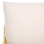 Fauteuil d'appoint Reiley avec coussin - ACH6524 - Blanc/Naturel - Safavieh