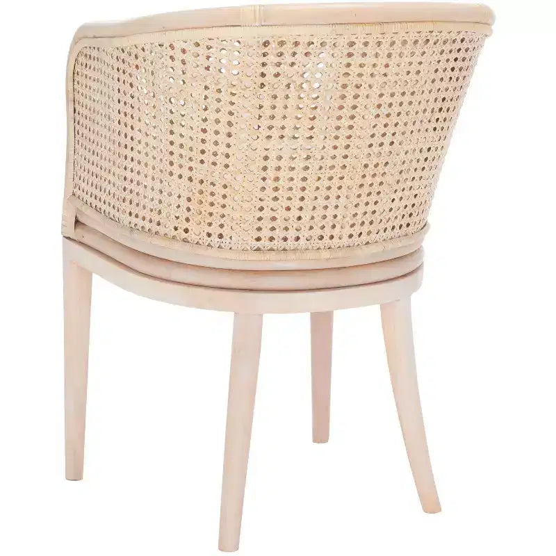 Fauteuil Sistine avec coussin - SEA4020A - Naturel/Blanc délavé - Safavieh