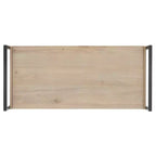 Banc de rangement Rhonwen - BCH9300 - Sable/Noir - Safavieh