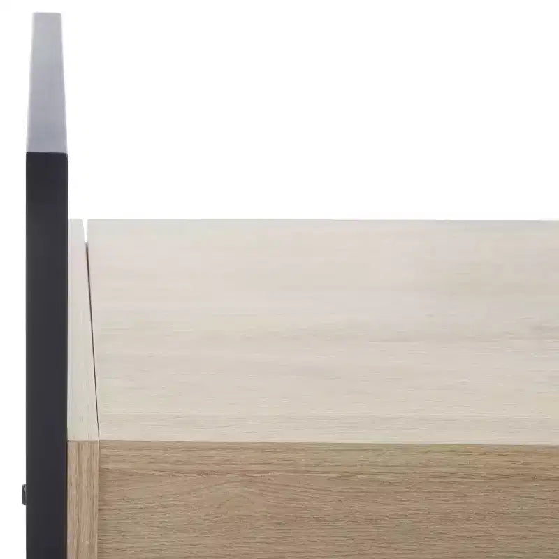 Banc de rangement Rhonwen - BCH9300 - Sable/Noir - Safavieh