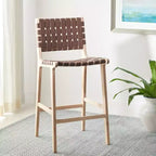 Tabouret de comptoir en cuir Adah - BST1015 - Safavieh
