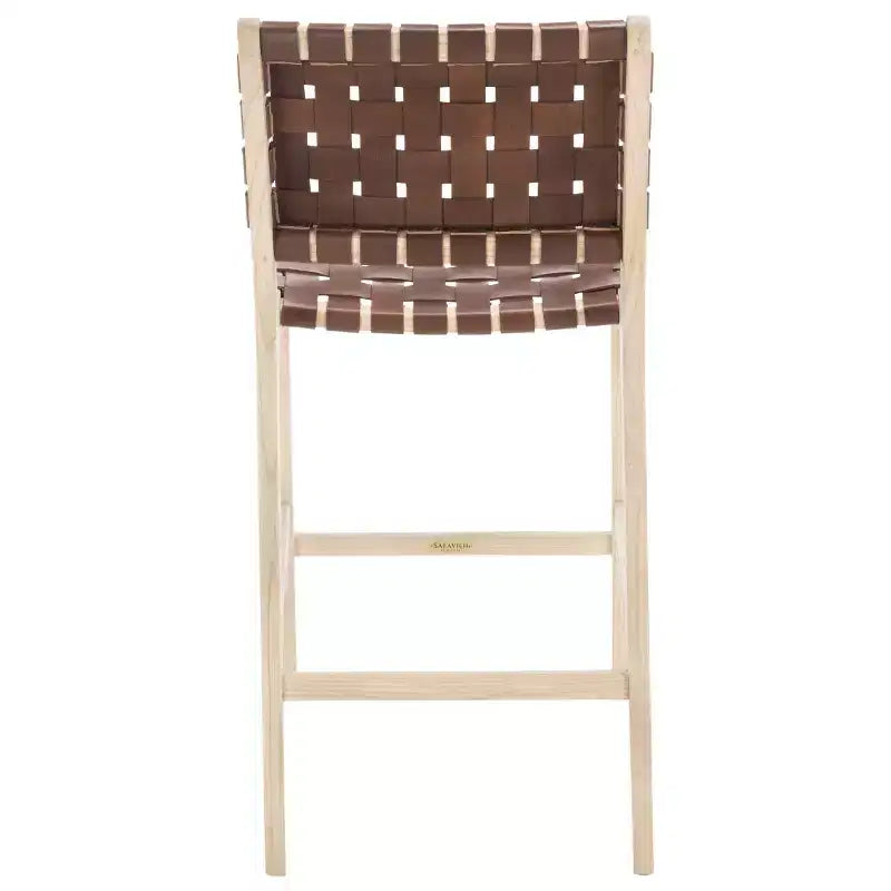 Tabouret de comptoir en cuir Adah - BST1015 - Safavieh