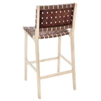 Tabouret de comptoir en cuir Adah - BST1015 - Safavieh