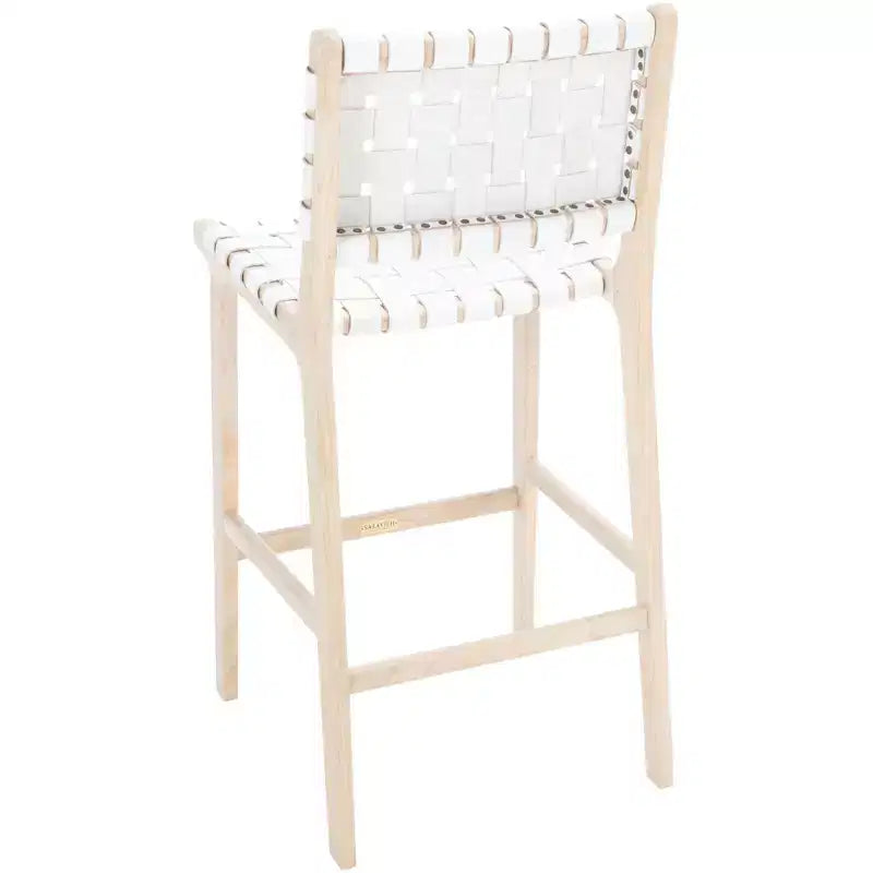 Tabouret de comptoir en cuir Adah - BST1015 - Safavieh