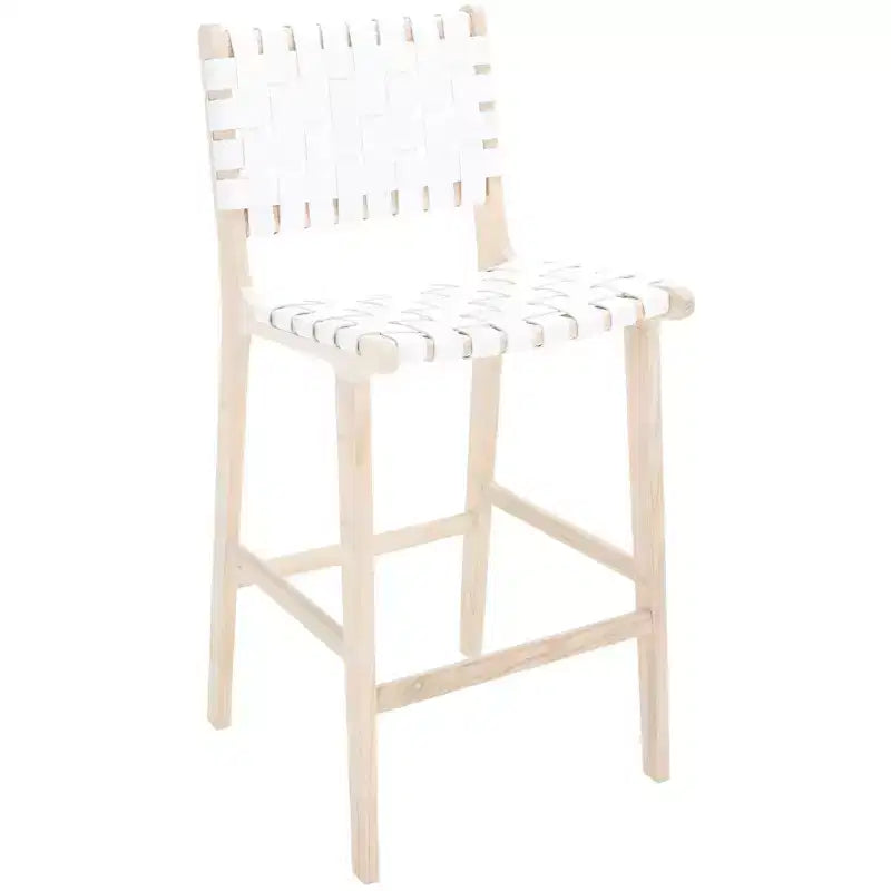 Tabouret de comptoir en cuir Adah - BST1015 - Safavieh