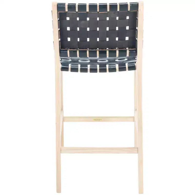 Tabouret de comptoir en cuir Adah - BST1015 - Safavieh