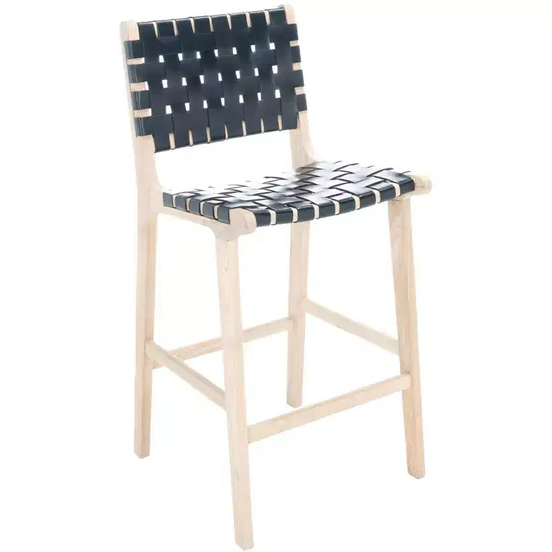 Tabouret de comptoir en cuir Adah - BST1015 - Safavieh