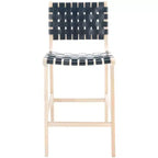 Adah Leather Counter Stool - BST1015 - Safavieh