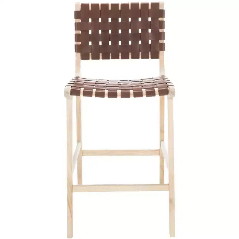 Tabouret de comptoir en cuir Adah - BST1015 - Safavieh