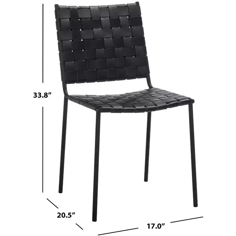 Chaise de salle à manger tissée Wesson (lot de 2) - DCH3005 - Safavieh