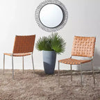 Chaise de salle à manger tissée Wesson (lot de 2) - DCH3005 - Safavieh