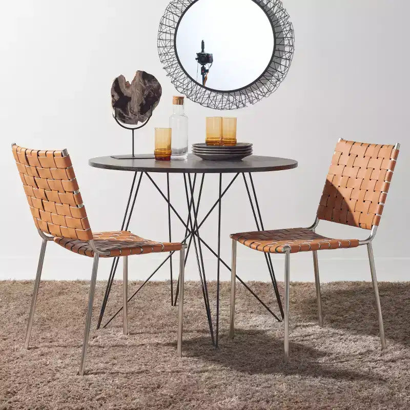Chaise de salle à manger tissée Wesson (lot de 2) - DCH3005 - Safavieh