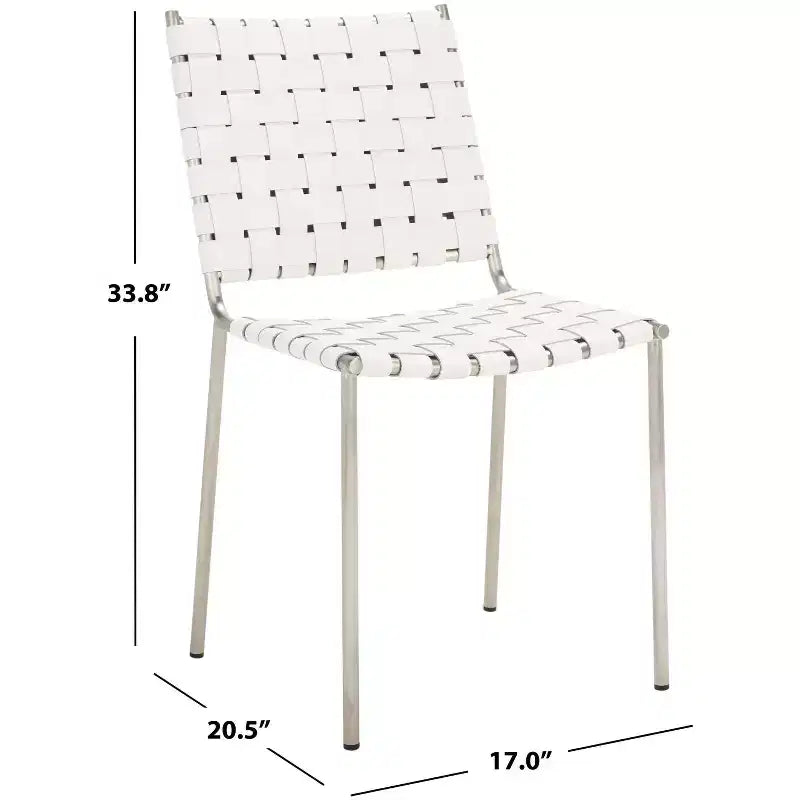 Chaise de salle à manger tissée Wesson (lot de 2) - DCH3005 - Safavieh