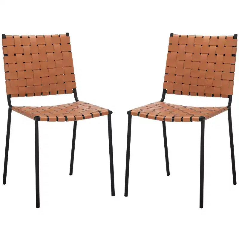 Chaise de salle à manger tissée Wesson (lot de 2) - DCH3005 - Safavieh