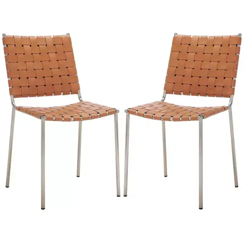 Chaise de salle à manger tissée Wesson (lot de 2) - DCH3005 - Safavieh