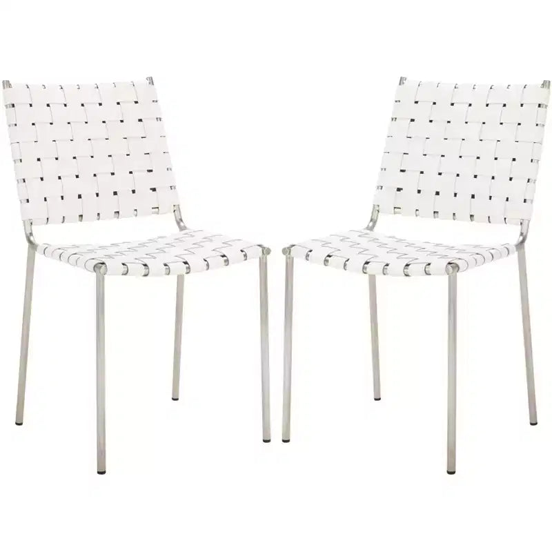 Chaise de salle à manger tissée Wesson (lot de 2) - DCH3005 - Safavieh