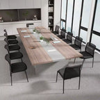 Chaise de bureau Costway pour invités - Lot de 2/4/6/8/10/12 - Dossier en maille respirante - Assise rembourrée - Pour salle d'attente