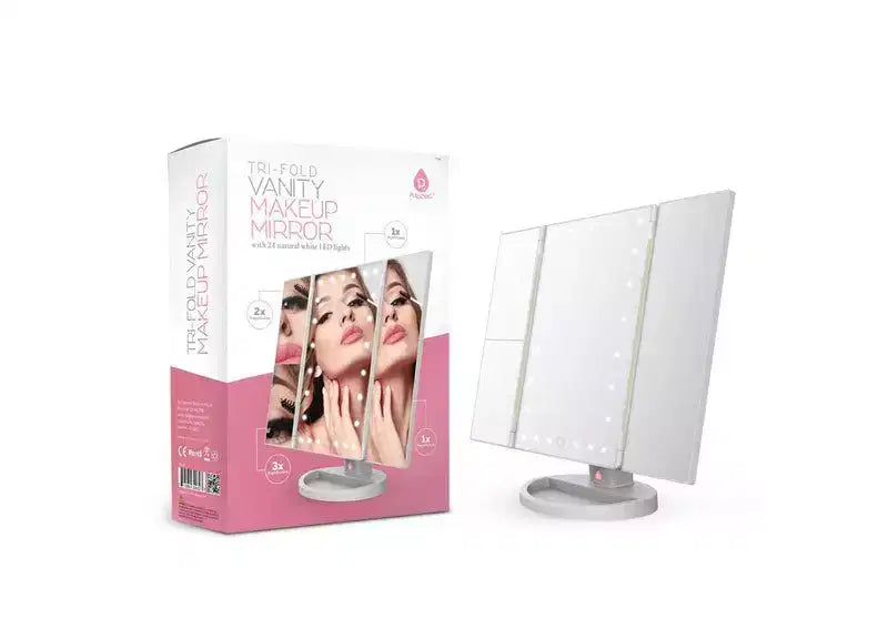 Pursonic Tri-Fold Vanity Makeup Mirror
