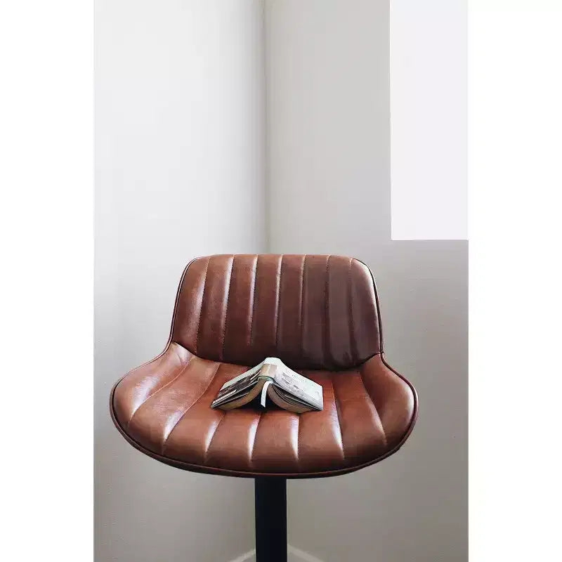 Tabourets de bar réglables en similicuir, lot de 2 - HOMLUX