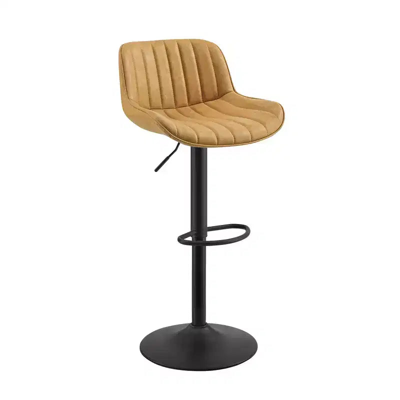 Tabourets de bar réglables en similicuir, lot de 2 - HOMLUX