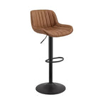 Tabourets de bar réglables en similicuir, lot de 2 - HOMLUX