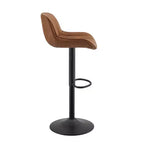 Tabourets de bar réglables en similicuir, lot de 2 - HOMLUX