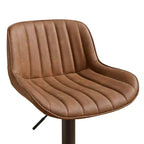 Tabourets de bar réglables en similicuir, lot de 2 - HOMLUX