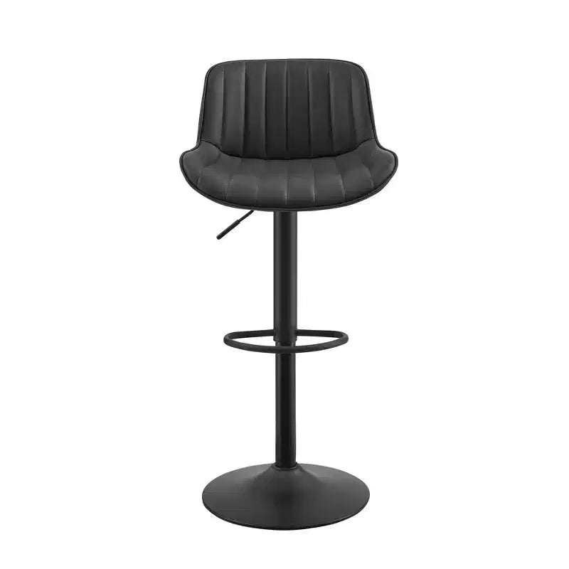 Tabourets de bar réglables en similicuir, lot de 2 - HOMLUX