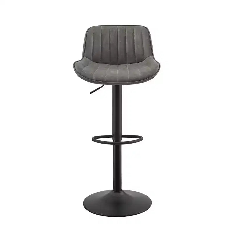 Tabourets de bar réglables en similicuir, lot de 2 - HOMLUX