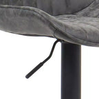 Tabourets de bar réglables en similicuir, lot de 2 - HOMLUX