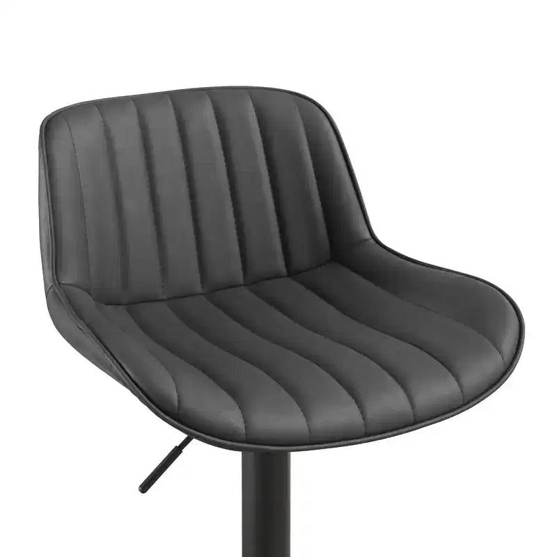 Tabourets de bar réglables en similicuir, lot de 2 - HOMLUX