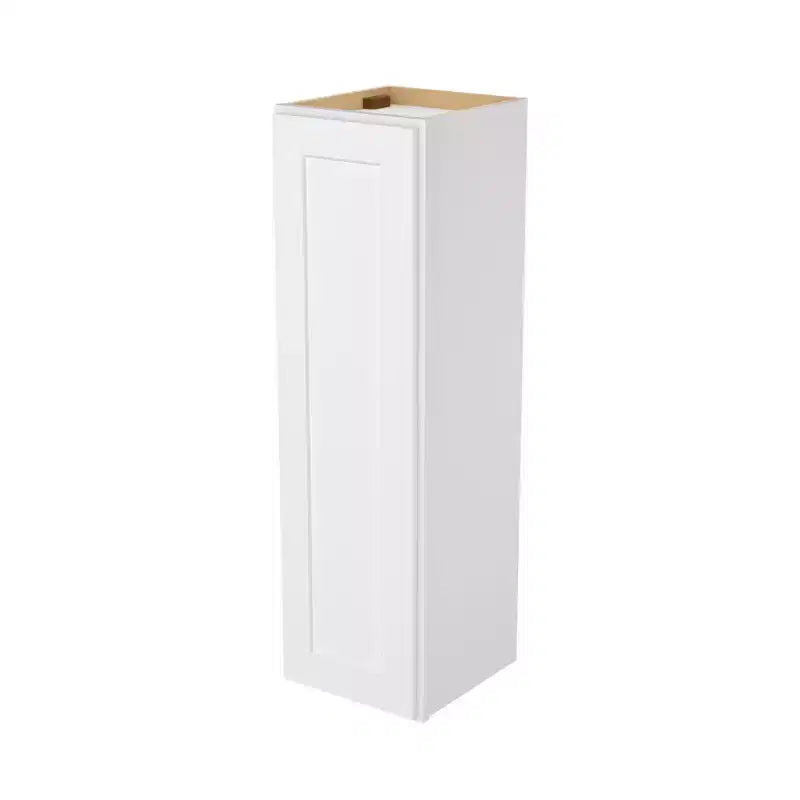 Meuble haut de cuisine HOMLUX Easy-DIY, prêt à monter, 1 porte, 3 étagères, 30,5 cm P x 106,7 cm H, blanc shaker