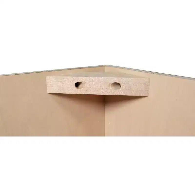 Élément haut de cuisine HOMLUX Easy-DIY Shaker Blanc facile à assembler avec accès facile