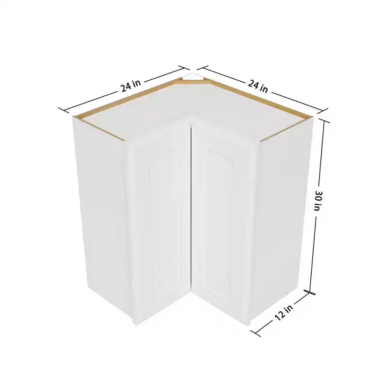 Élément haut de cuisine HOMLUX Easy-DIY Shaker Blanc facile à assembler avec accès facile
