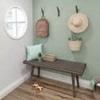 Banc d'entrée Plank+Beam, banc en bois massif pour chambre à coucher, couloir, porche, 105 cm