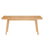 Banc d'entrée Plank+Beam, banc en bois massif pour chambre à coucher, couloir, porche, 105 cm