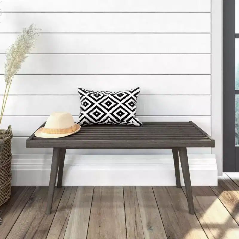 Banc d'entrée Plank+Beam, banc en bois massif pour chambre à coucher, couloir, porche, 105 cm