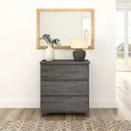 Commode à 3 tiroirs en bois massif Modern Farmhouse Plank+Beam