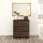 Commode à 3 tiroirs en bois massif Modern Farmhouse Plank+Beam