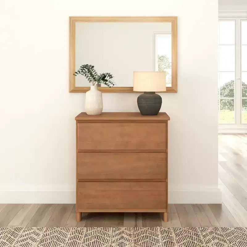 Commode à 3 tiroirs en bois massif Modern Farmhouse Plank+Beam