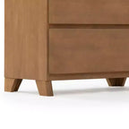 Commode à 3 tiroirs en bois massif Modern Farmhouse Plank+Beam