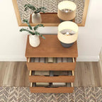 Commode à 3 tiroirs en bois massif Modern Farmhouse Plank+Beam