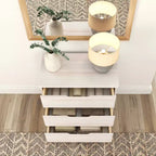 Commode à 3 tiroirs en bois massif Modern Farmhouse Plank+Beam