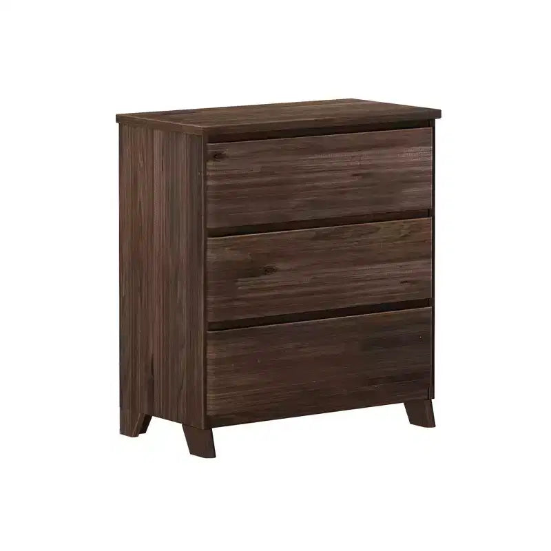 Commode à 3 tiroirs en bois massif Modern Farmhouse Plank+Beam