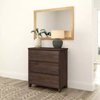 Commode à 3 tiroirs en bois massif Modern Farmhouse Plank+Beam