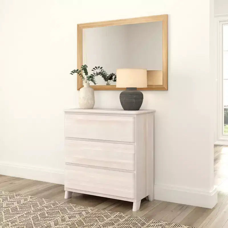 Commode à 3 tiroirs en bois massif Modern Farmhouse Plank+Beam
