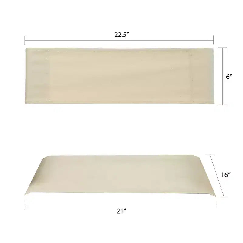Toile de rechange pour chaise de réalisateur extra-large - Flora Home