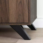 Bureau d'angle Helsy de South Shore avec barre d'alimentation